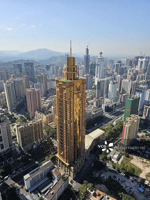 深圳金色大厦图片素材