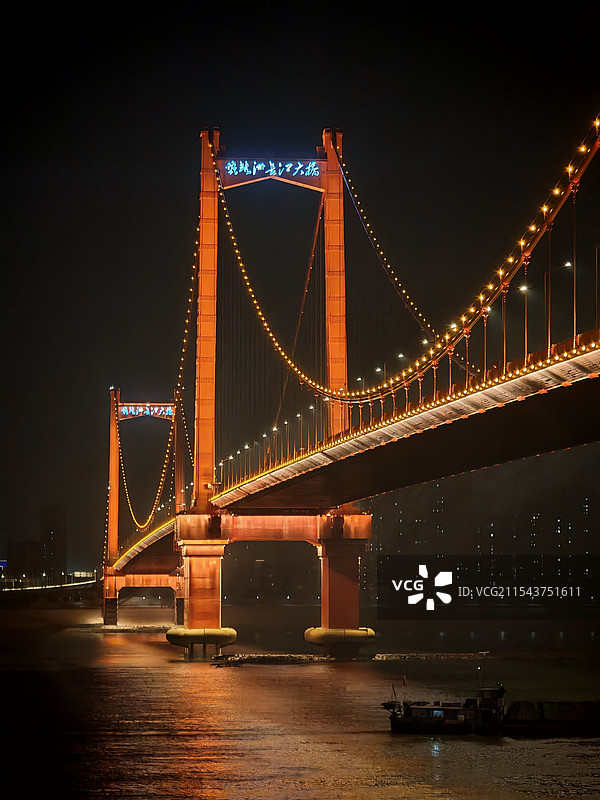 武汉鹦鹉洲长江大桥图片素材