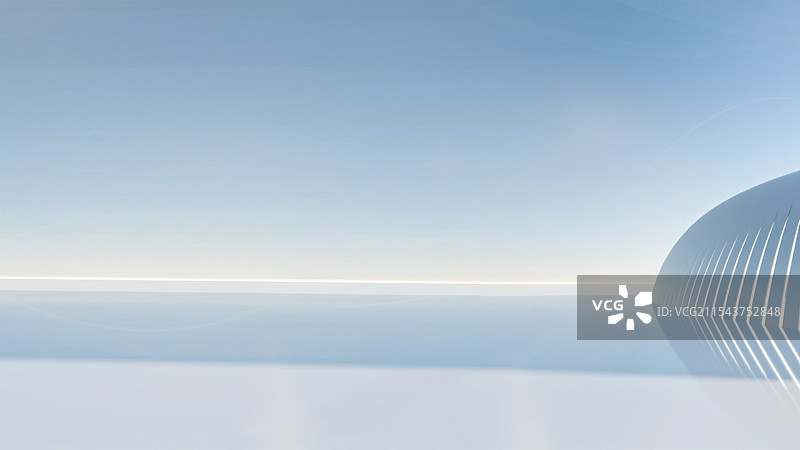 现代简约建筑背景，无人广场，未来空旷广场图片素材