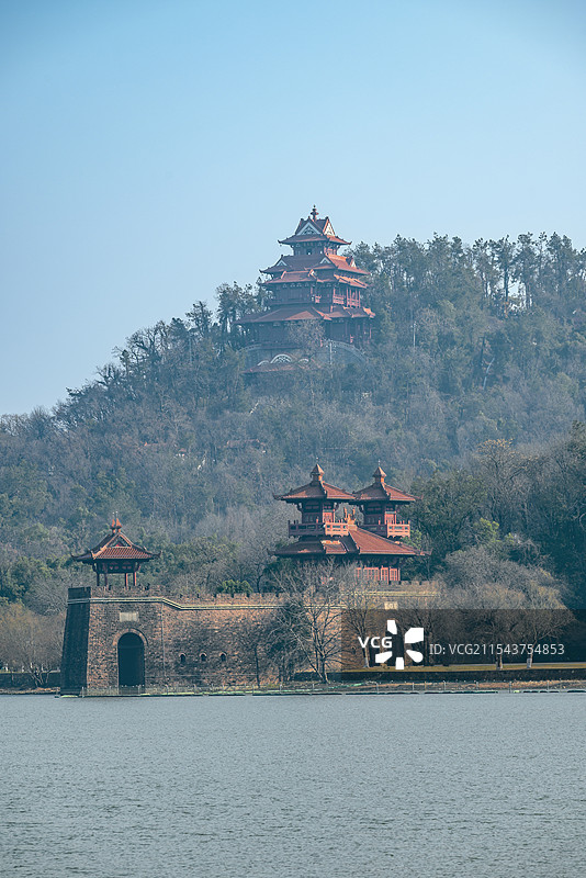 武汉东湖楚城图片素材