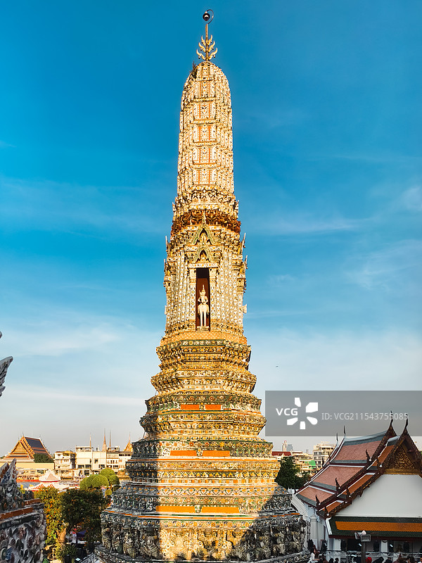 曼谷郑王庙图片素材