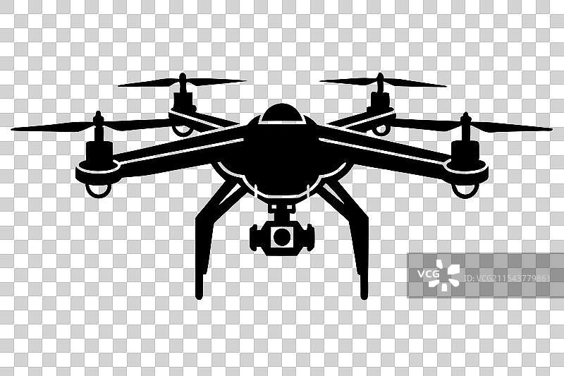 无人机轮廓图片素材