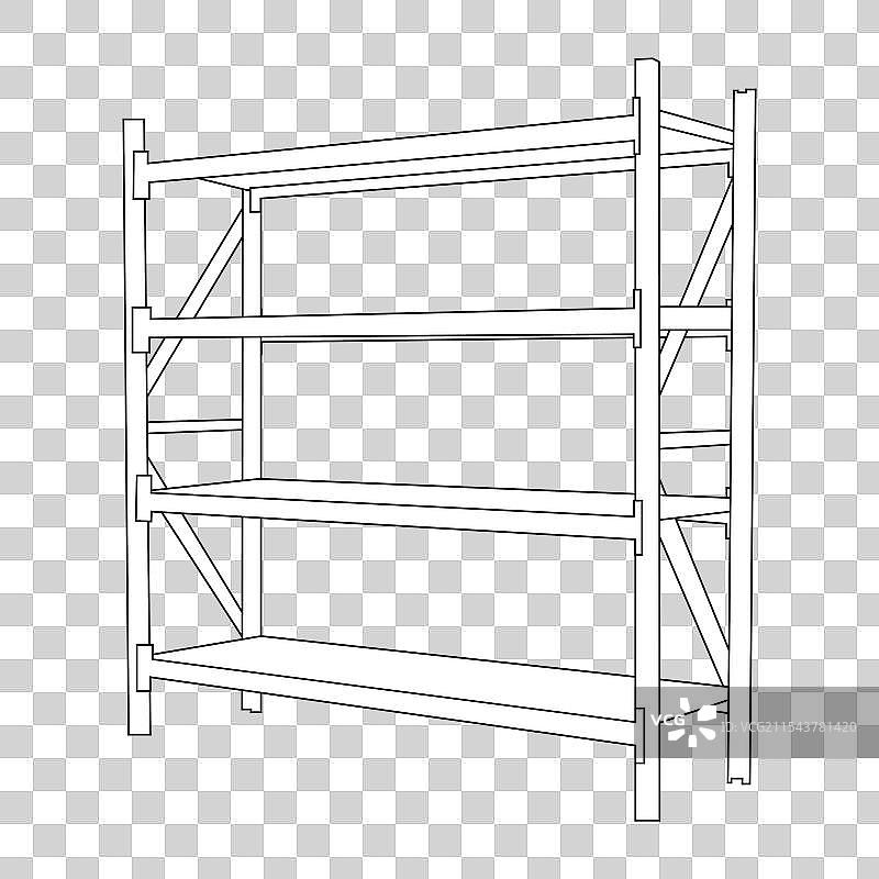 极简主义的钢铁线条艺术图片素材