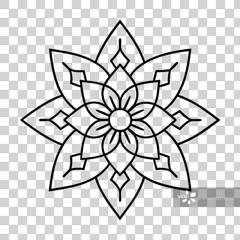 传统曼荼罗艺术图片素材