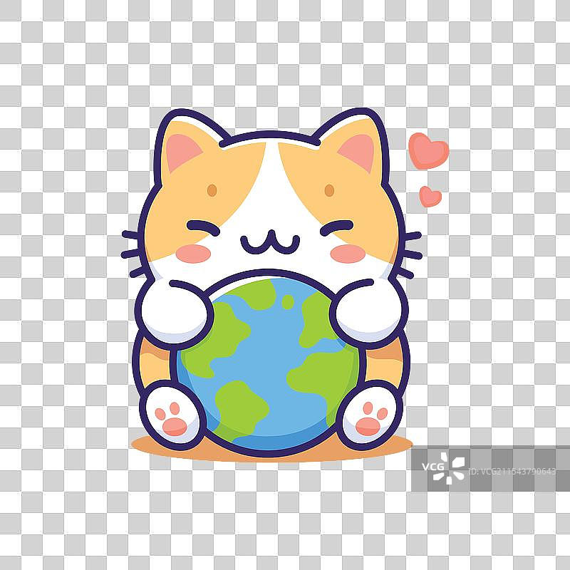 国际猫咪日可爱图片素材