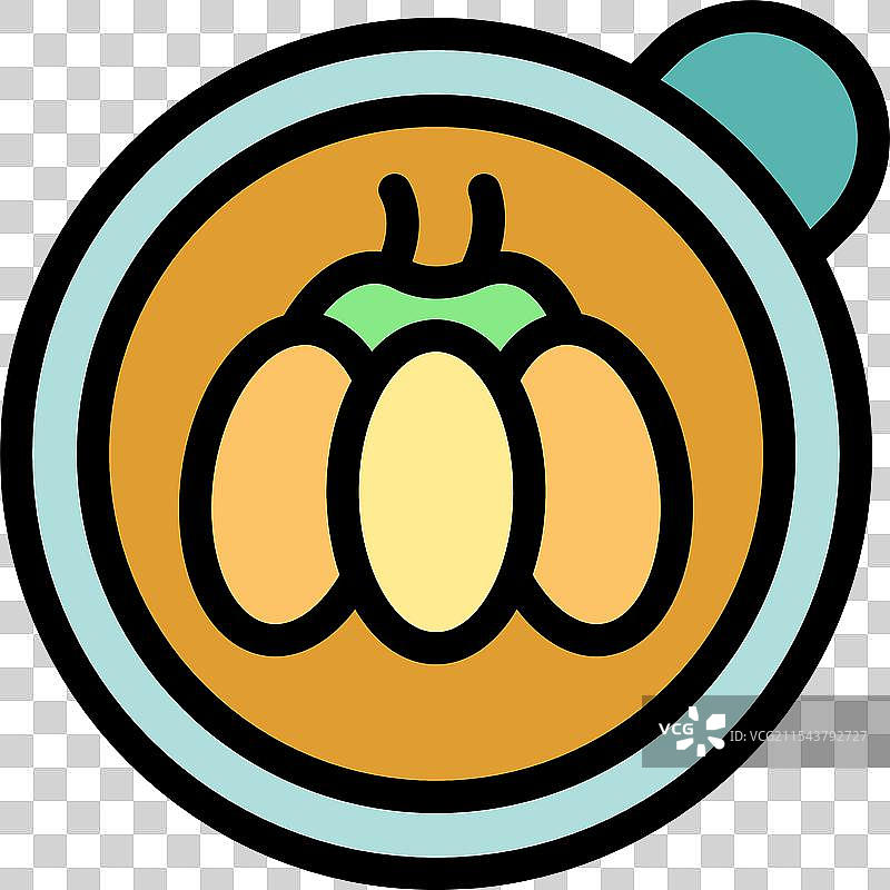 圆形按钮图标，上面有三个煎蛋图片素材