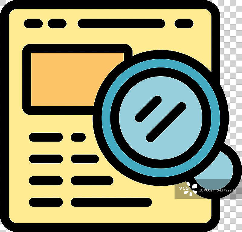 放大镜正在检查文件上的文本图片素材