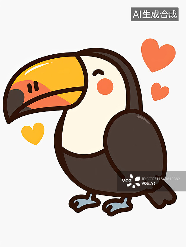 【AI数字艺术】大嘴鸟犀鸟图片素材