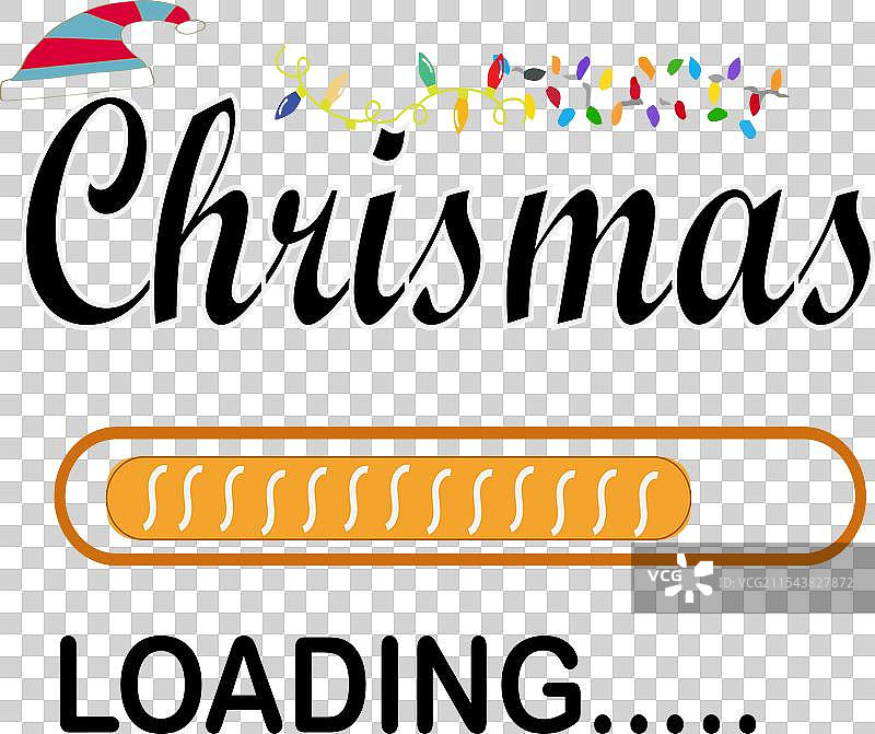 圣诞节加载中图片素材