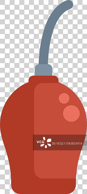 红色软头医疗灌肠器图片素材