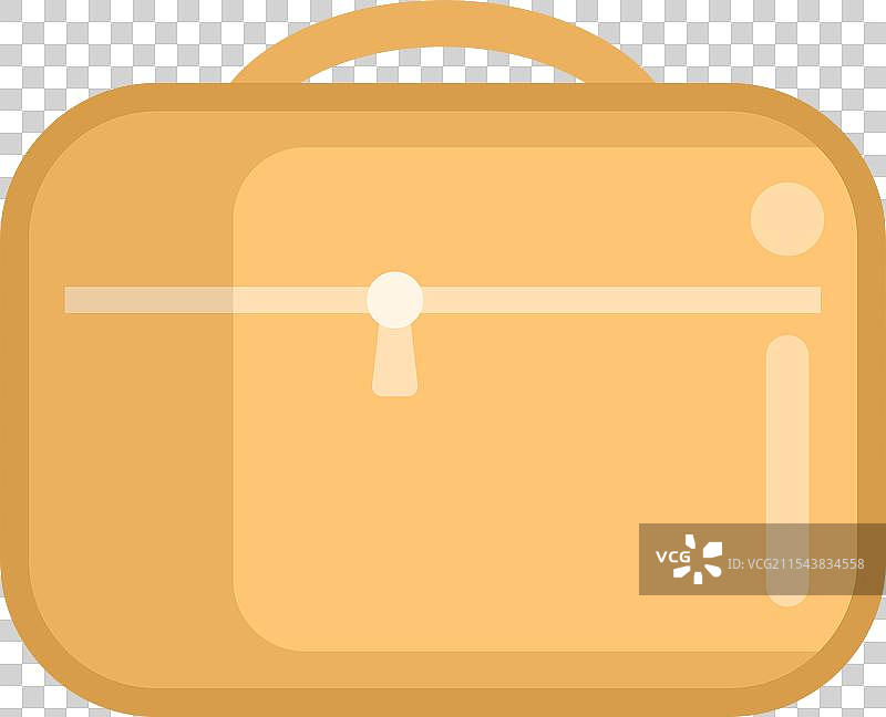 代表商业成功的黄色公文包图片素材