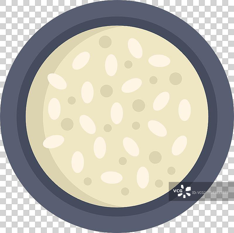 盛有热腾腾的白米饭的碗图片素材