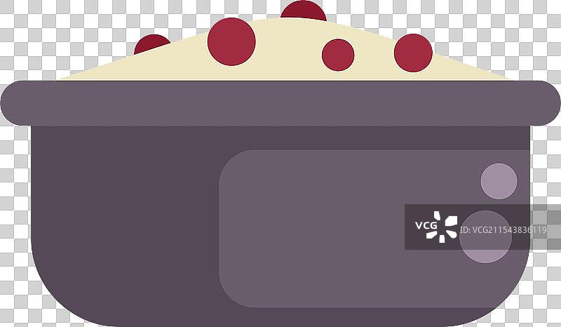 碗里盛满了美味的粗麦粉粥图片素材