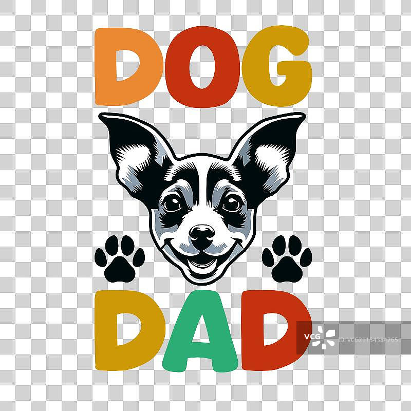 老鼠猎犬爸爸T恤图片素材