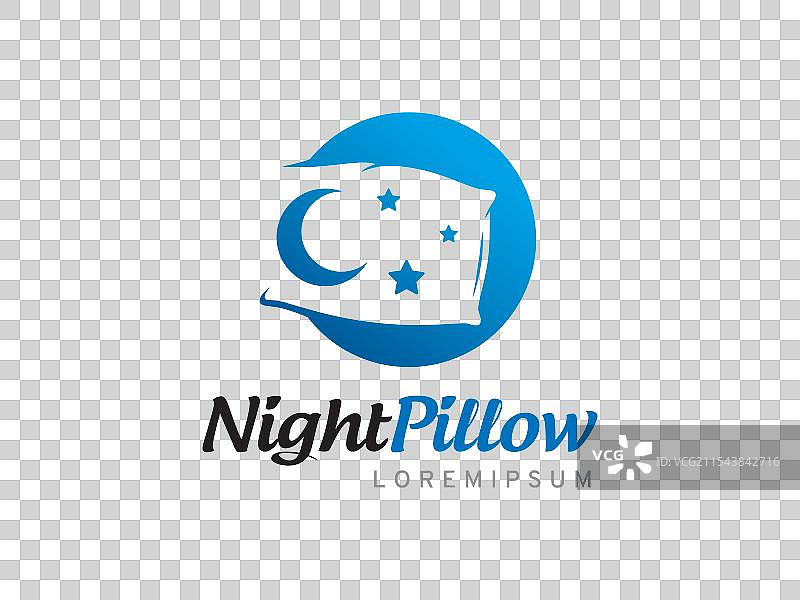 枕头标志符号或图标模板图片素材