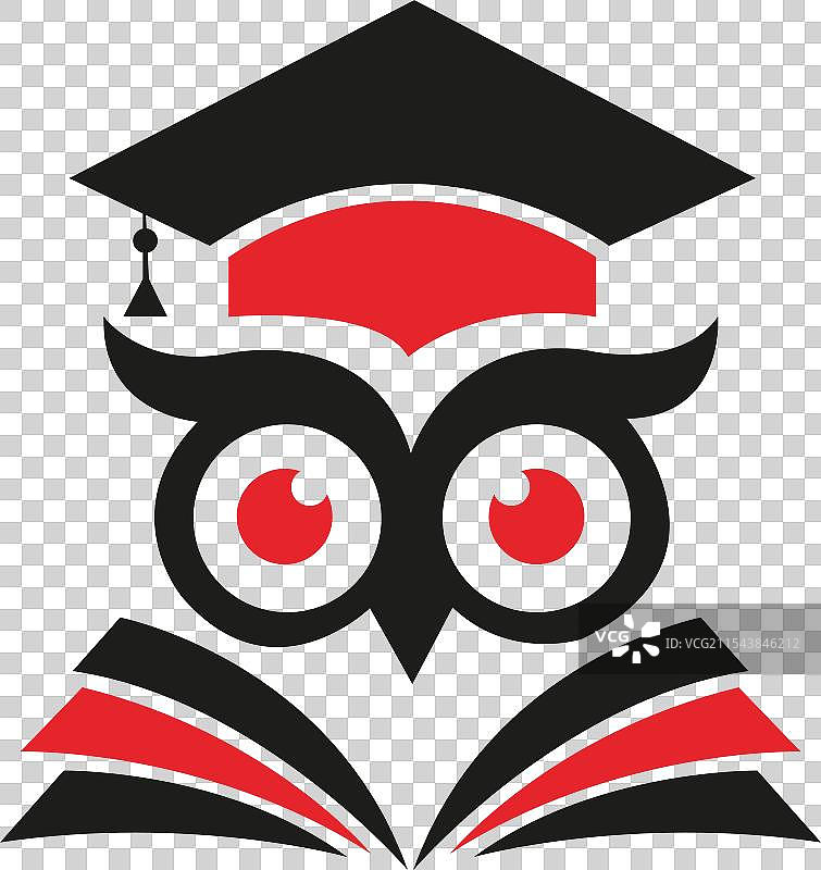 现代风格图标的教育书籍标志设计图片素材