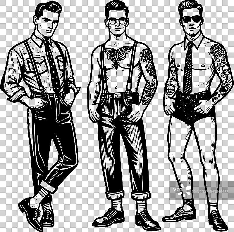 穿着商务西装的男性生成式人工智能图片素材