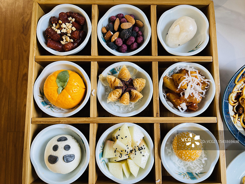 九宫格小吃图片素材