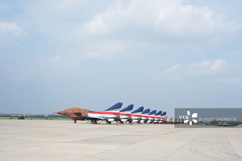 2023空军航空开放活动·长春航空展 静态展示区图片素材