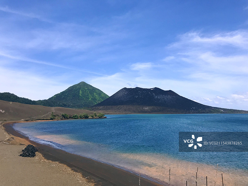 巴新东新不列颠省温泉图片素材