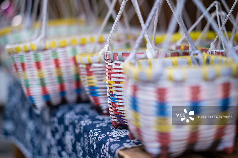 摄影  竹编   手工 编织品  手工艺品 篮子图片素材