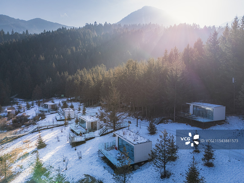 九寨沟县漳扎镇中查沟穹恰冰雪大世界图片素材