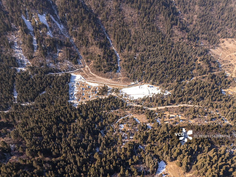九寨沟县漳扎镇中查沟穹恰冰雪大世界图片素材