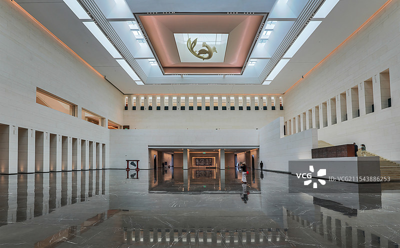 展馆大厅-殷墟博物馆图片素材
