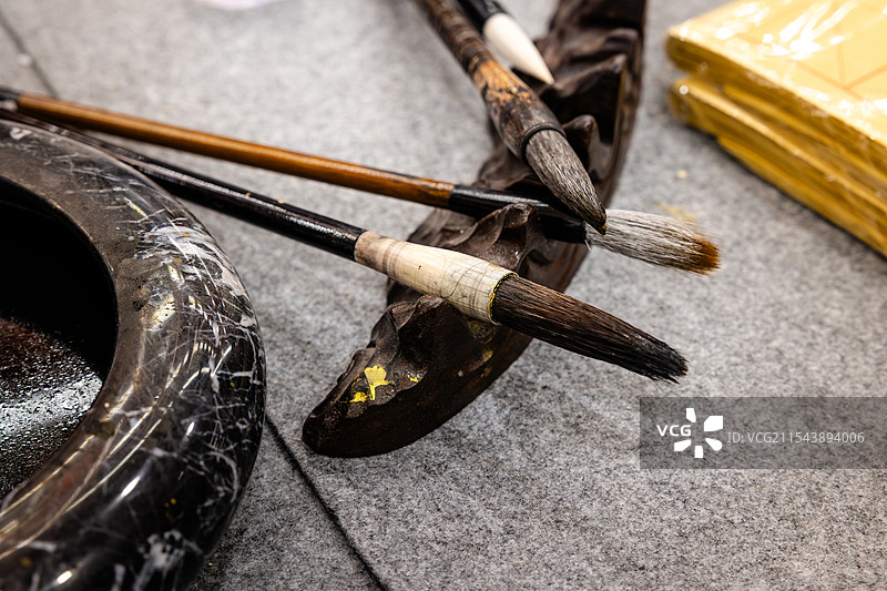 文房四宝毛笔图片素材