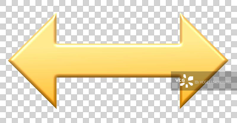 箭头方向指向商务3D立体插画元素图片素材