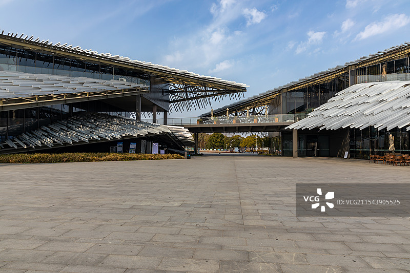 阳澄湖莲花岛码头图片素材