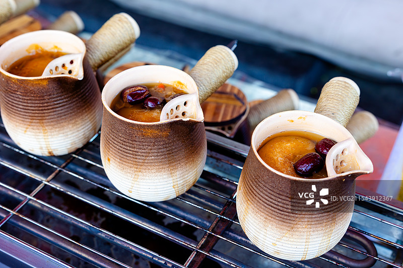 中华传统美食 烤梨图片素材