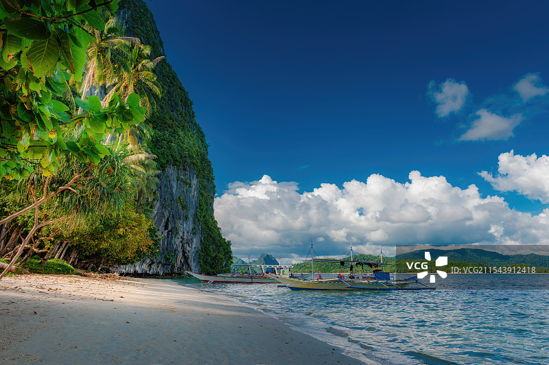 天堂小岛——菲律宾 Pinagbuyutan Island in El Nedo图片素材