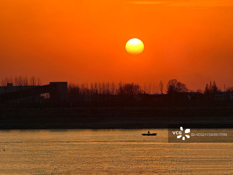 几度夕阳红图片素材