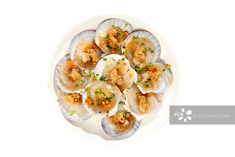 蒜蓉扇贝图片素材