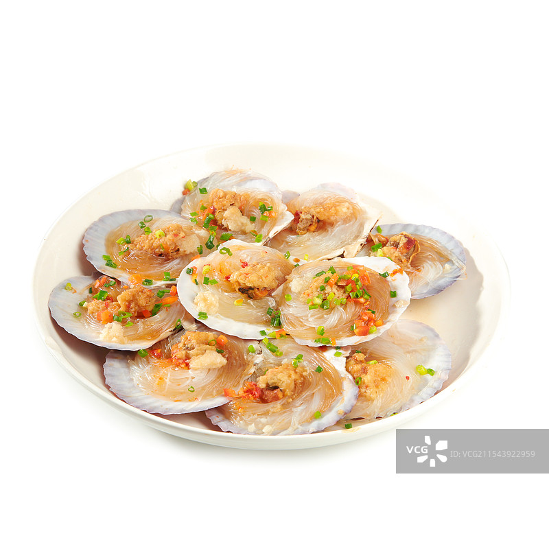 蒜蓉扇贝图片素材