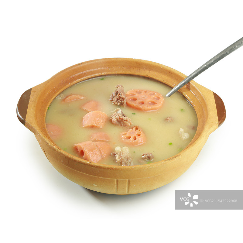 莲藕排骨汤图片素材