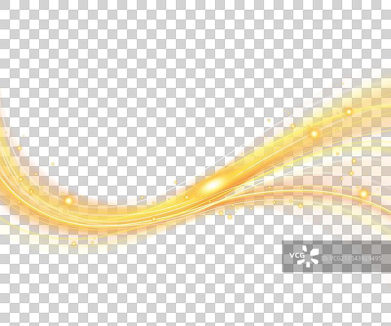 金黄色流光光晕光束光效素材图片素材