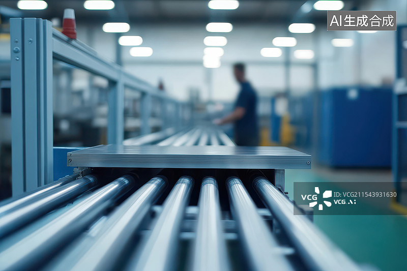 【AI数字艺术】运输货物的传送带图片素材