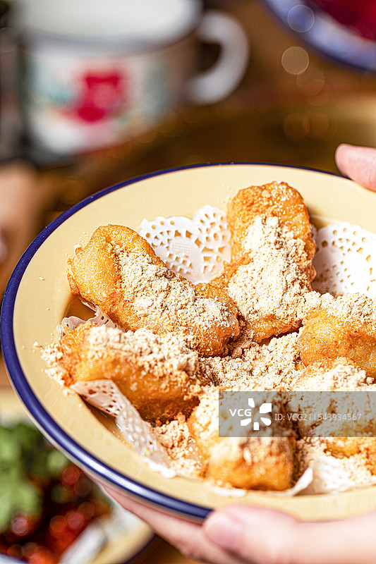 红糖糍粑现煎糍粑糯叽叽甜品火锅小吃酥脆糍粑糯米图片素材