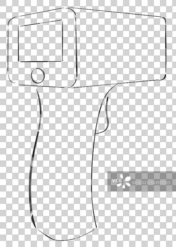 手持非接触式测温仪图片素材