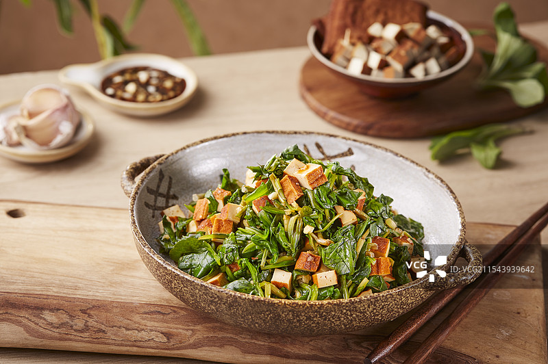 中餐美食 马兰头拌香干图片素材