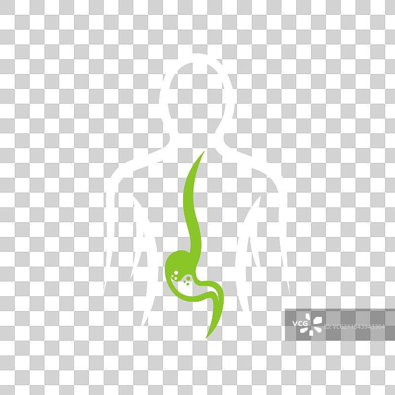 胃健康标志 胃部标志图片素材