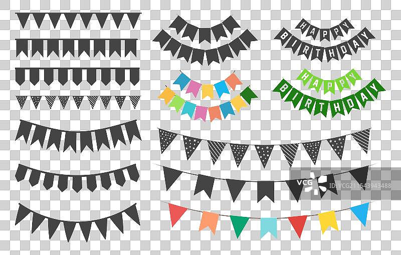 生日横幅 SVG 旗帜图片素材