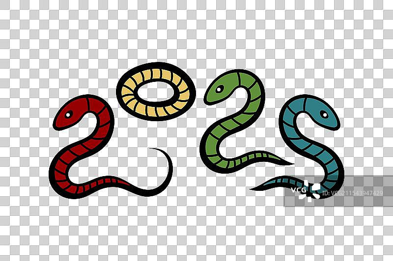 2025年新年蛇图片素材