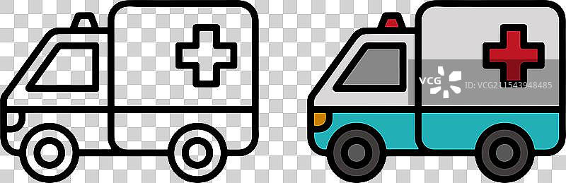 救护车图标图片素材