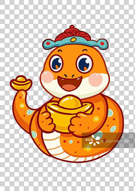蛇与元宝图片素材