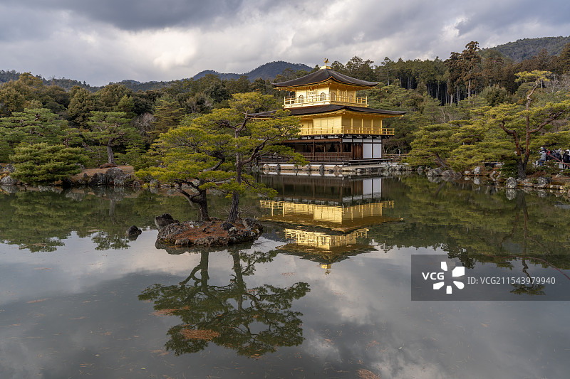 京都金阁寺图片素材
