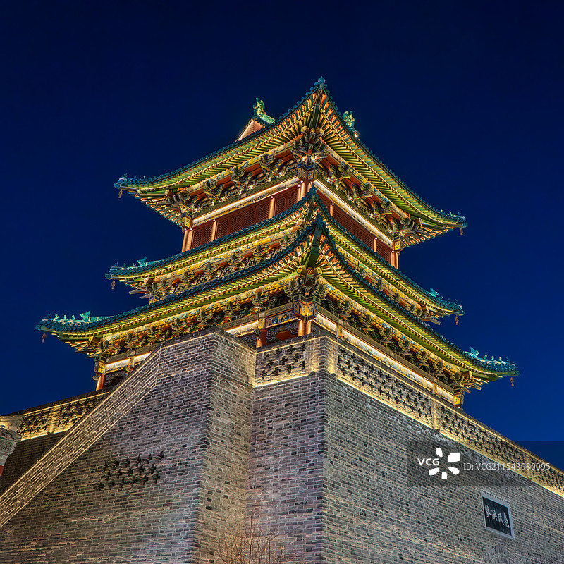 山西太原钟楼街钟楼图片素材