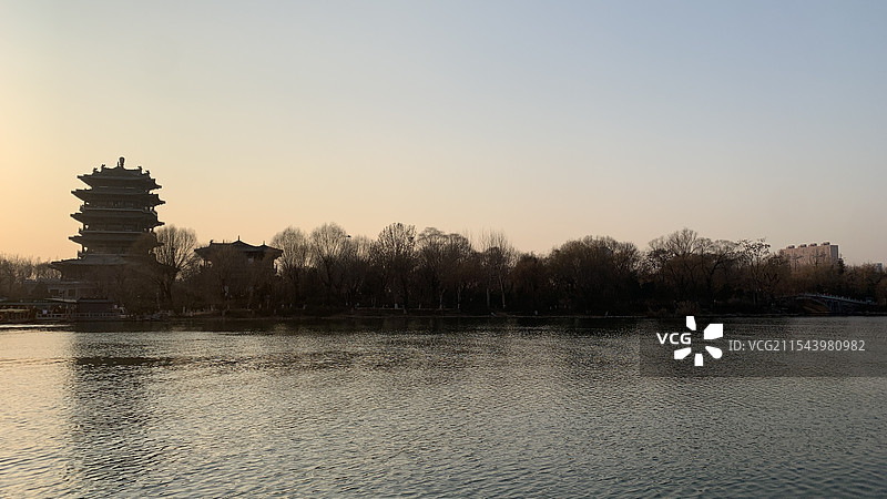 大明湖景区图片素材